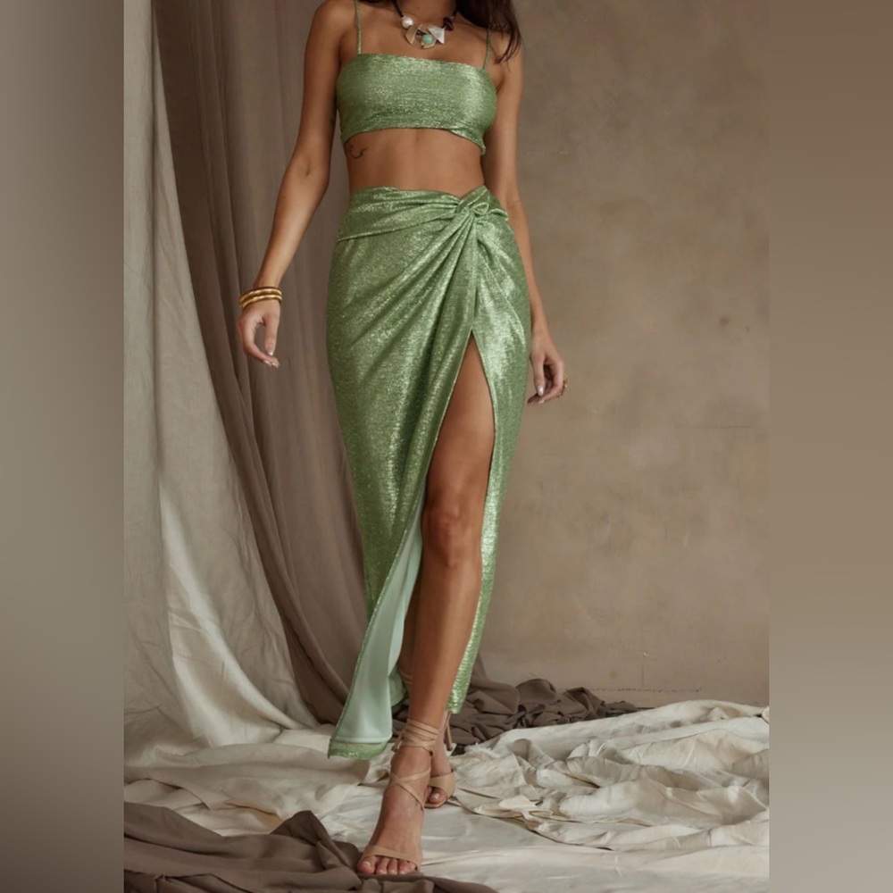 12th Tribe Metallic Sage Set